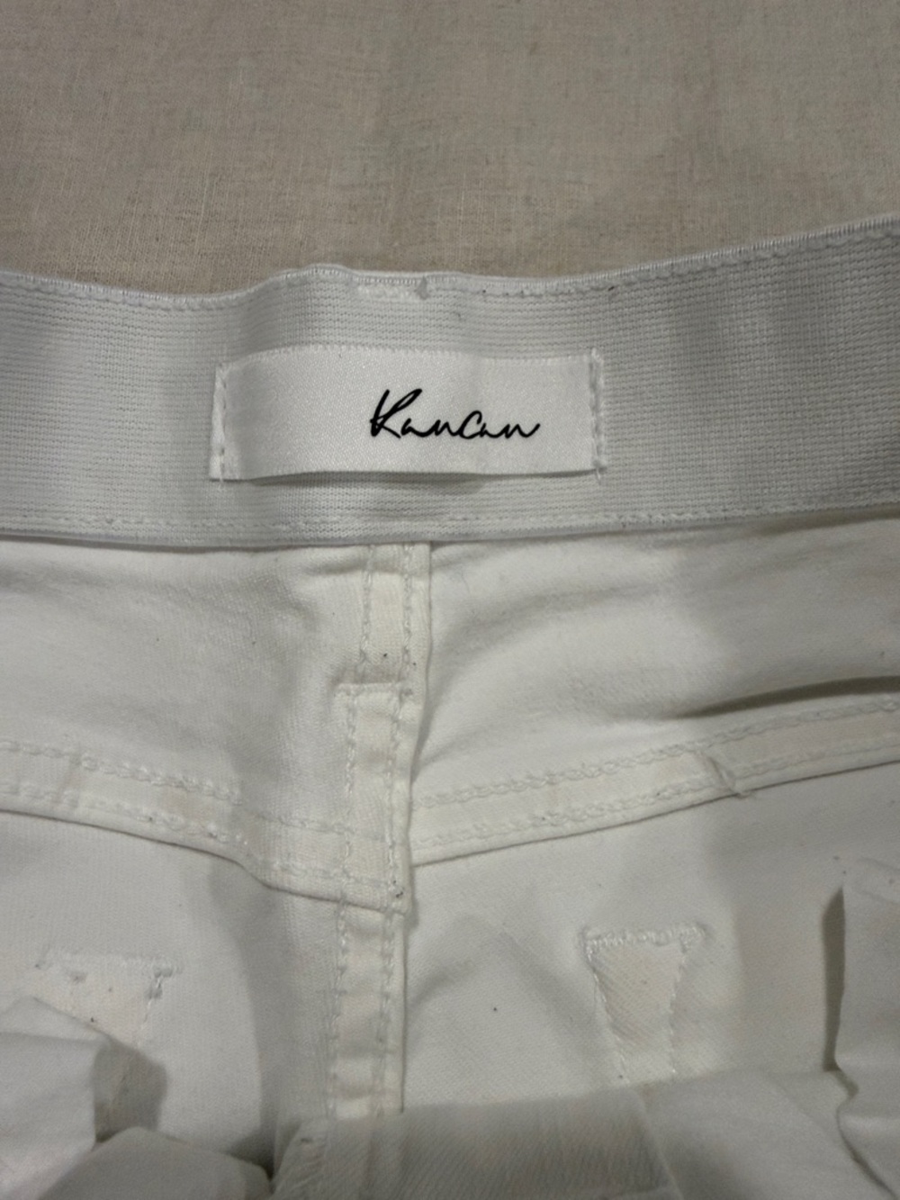 KanCan Women’s Slim Straight White Jeans size 11 - Picture 2 of 11